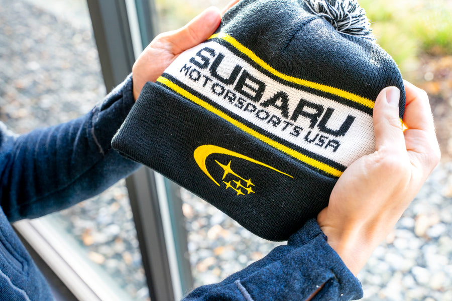 Subaru Motorsports USA | Swoosh Pom Beanie