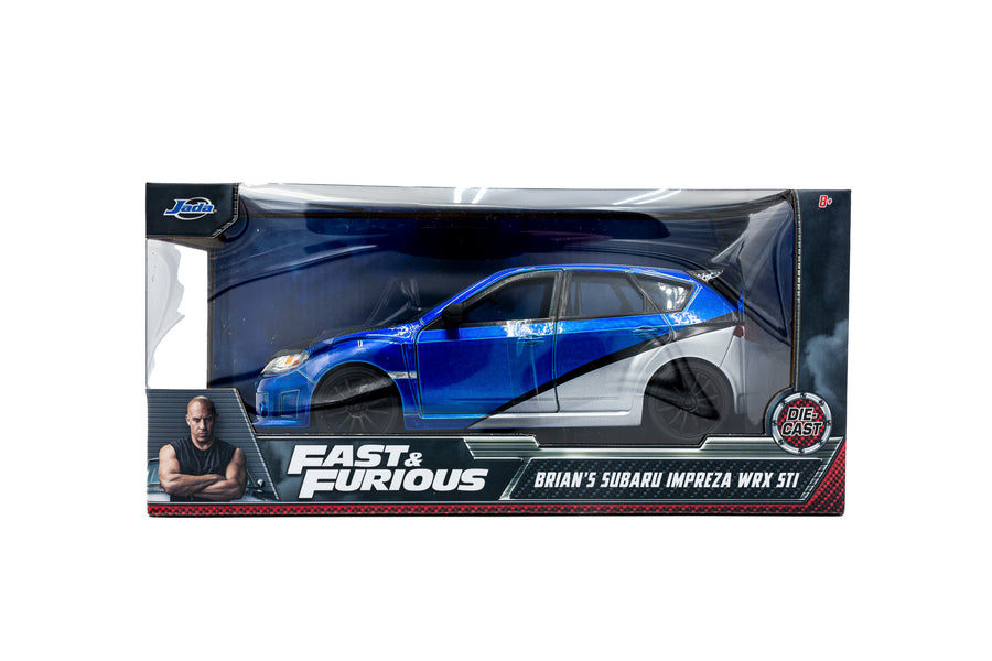 Fast & Furious | Brian's STI | 1:24 Diecast | Blue