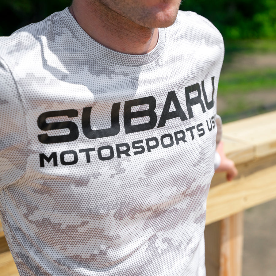 Subaru Motorsports USA | SPF 50 Performance Shirt | Aluminum