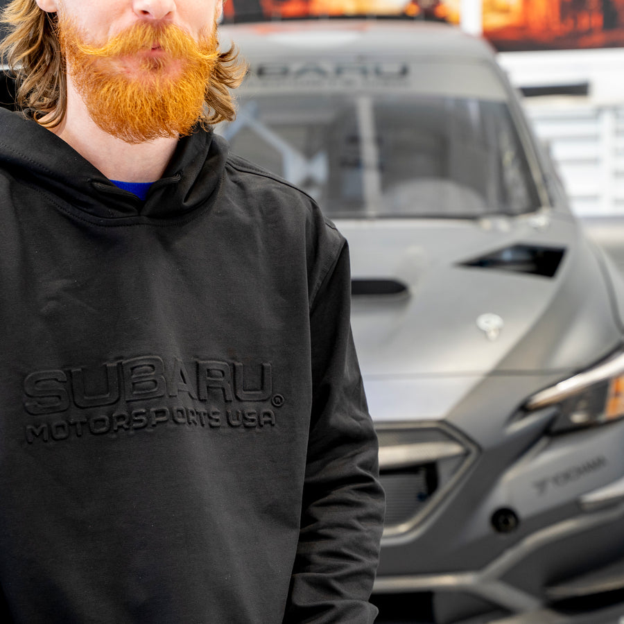 Subaru Motorsports USA | Project Midnight | Embossed Hoodie