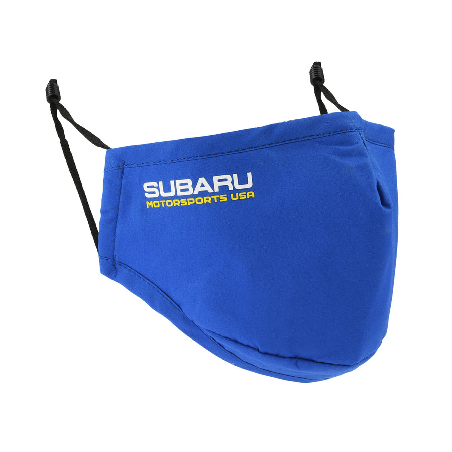 2020 Subaru Motorsports USA | Adult Cotton Face Mask - Blue