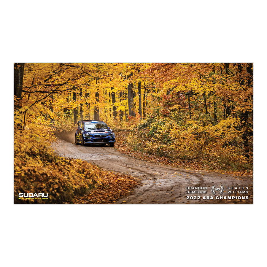 Subaru Motorsports USA | 2022 ARA Champions Poster