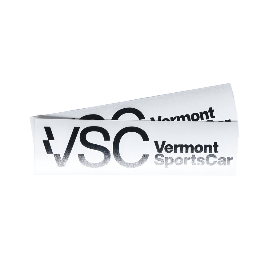 Vermont SportsCar Die Cut Vinyl Decals - 2 PACK